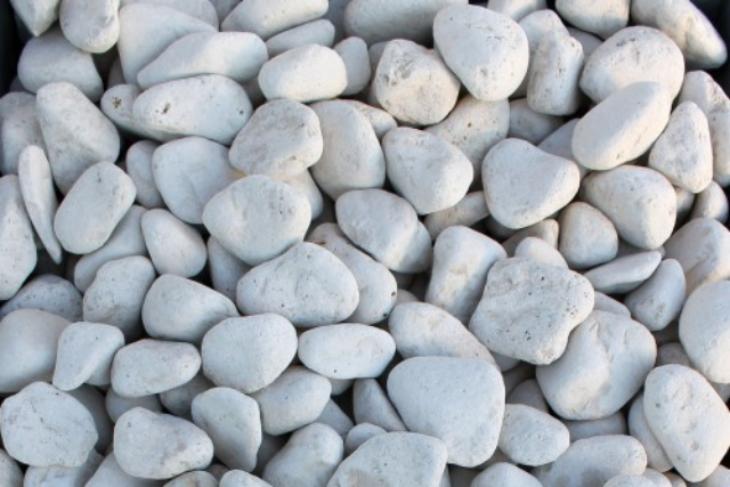 Белая галька галтовка (20-40 мм.)  купить в Крыму от производителя, без посредников