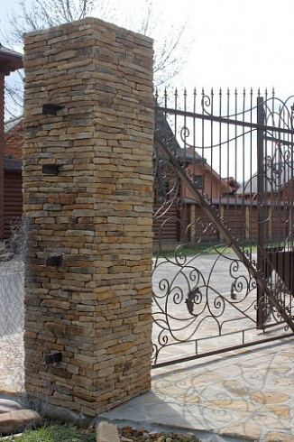 Kamenclub.ru: Песчаник (хворост) art PSG-5-06  купить в Крыму    1 900 руб/кв.м   фото КАМЕНЬ КЛУБ