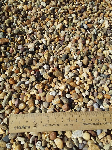 Kamenclub.ru: Галька окат (серо-желтая) фр.5-10 мм. купить  в Крыму галька речная рыжий, желтый, рыжий, серо-желтый речная окатанная галька декоративная 5000 руб/т   фото КАМЕНЬ КЛУБ