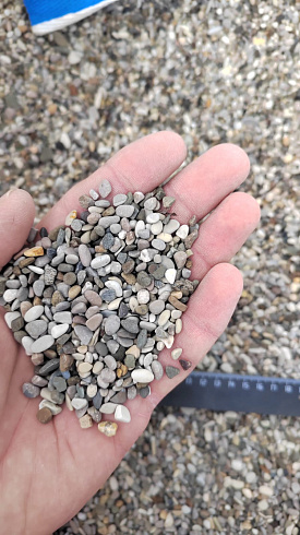 фото Галька черноморская фр. 3-5 мм. купить в Крыму  в интернет-портале КАМЕНЬ КЛУБ
