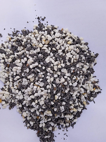 Kamenclub.ru: Мраморная крошка (щебень крошка микс: белый-зеленый-розовый) фр. 5-10 мм  купить в Крыму мрамор белый, зеленый, розовый, разноцветный, молочный декоративная ландшафтная мраморная крошка 9500 руб/т   фото КАМЕНЬ КЛУБ