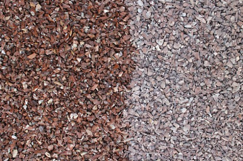 Kamenclub.ru: Мраморная крошка (щебень крошка розовый) фр. 5-10 мм.  купить в Крыму мрамор розовый, красный щебень колотый ландшафтный декоративный  11000 руб/т   фото КАМЕНЬ КЛУБ