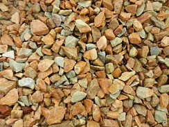 Kamenclub.ru: Щебень крошка желтый (ЗЛАТОЛИТ) фр. 3-5 мм.  купить в Крыму златолит золотистый, бежевый, желтый мрамор 12 000 руб/т   фото КАМЕНЬ КЛУБ