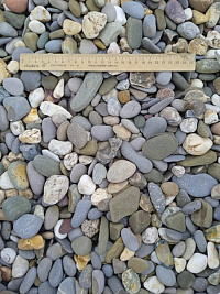 Галька Крымский берег МИКС фр. 20-40 мм.  купить в Крыму фото Камень Клуб