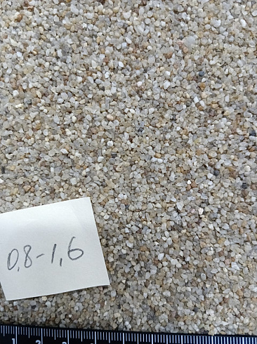 Кварцевый песок для пескоструйных работ фр. 0,8-1,6 мм.  купить в Крыму фото Камень Клуб