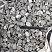 Kamenclub.ru: Щебень галтованный черный (мрамор) фр.40-70 мм.  купить в Крыму мрамор черный с белыми прожилками, черный, белый щебень галтованный округлый 13500 руб/т   фото КАМЕНЬ КЛУБ