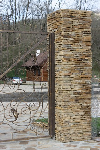 Kamenclub.ru: Песчаник (хворост) art PSG-5-06  купить в Крыму    1 900 руб/кв.м   фото КАМЕНЬ КЛУБ