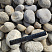 Kamenclub.ru: Галька речная окат (серо-белая) фр. 70-120 мм купить  в Крыму галька галечник бело-серая, серо-белая, серая, белая речная природная галька  8000 руб/т   фото КАМЕНЬ КЛУБ