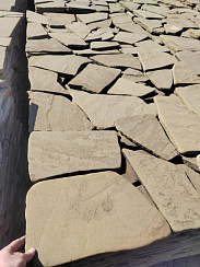 Kamenclub.ru: Песчаник пластушка серо-зеленый (3,0 см)  купить в Крыму песчаник серо-зеленый, серый, зеленый песчаник пластушка колотый рваный ландшафтный 10200 руб/м3   фото КАМЕНЬ КЛУБ