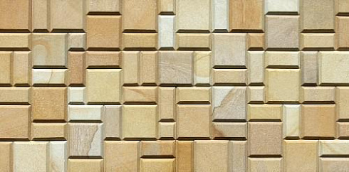 Kamenclub.ru: Песчаник (Римская кладка) art PSG-L-02  купить в Крыму    3750 руб/кв.м   фото КАМЕНЬ КЛУБ