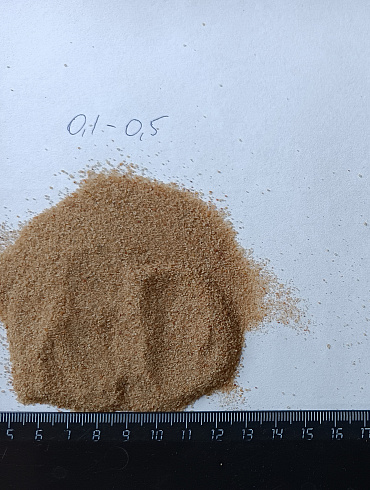 Кварцевый песок для площадок фр. 0,1-0,5 мм.  купить в Крыму фото Камень Клуб