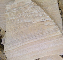 Kamenclub.ru: Песчаник пластушка желтый с рисунком (4-6 см)  купить в Крыму плитняк пластушка желтый с рисунком песчаник 9 000 руб/м3   фото КАМЕНЬ КЛУБ