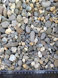 Галька крымская прибрежная фр. 10-20 мм.  купить в Крыму фото Камень Клуб